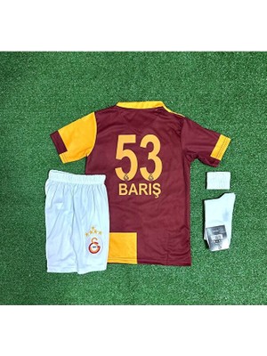 G'.â.l.a.t.â.s.a.r.â.y 2025/26 5 Yıldızlı Barış Alper Yılmaz Iç Saha Parçalı Çocuk Forması 4lü Set