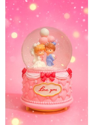 PremiumPort Aydınlatmalı ve Sesli Kar Küresi, Sevgi Dolu Hediye Seçeneği