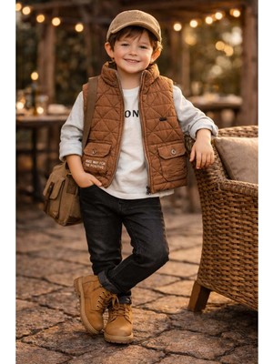 Gültekin Bebe Yavrucak Yelekli Mevsimlik 4 Lü Takım 1-4 YAŞ-3821690 - Hardal