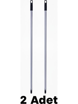 Primeaks Vileda Sapı 1 Metre Gri – Oto Fırçası ve Yer Sil ile Uyumlu Dayanıklı Temizlik Sapı (2’li Set)