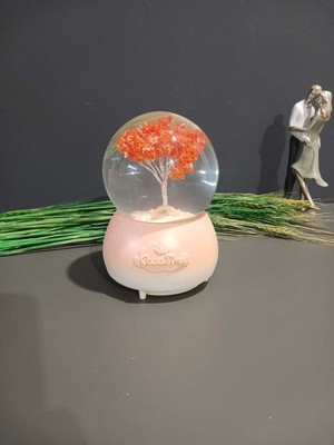 PremiumPort Büyük Boy Müzikli, Işıklı ve Püskürtmeli Kar Küresi Keyifli Anlar Için