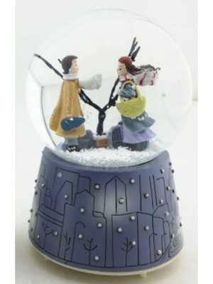 PremiumPort Büyüleyici Kış Masalı Kar Küresi, Orta Boy, Zarif ve Şık Dekorasyon