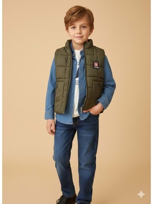 Gültekin Bebe Yavrucak Mevsimlik Yelekli 4 Lü Takım 5-8 YAŞ-2809793 - Yeşil