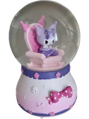 PremiumPort Işıklı Müzikli Sevgi Dolu Kedi Kar Küresi, Dekoratif ve Eğlenceli Hediye
