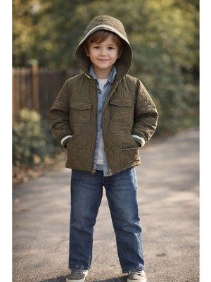 Gültekin Bebe Yavrucak Kapitone Ceketli Takım 9-12 YAŞ-4814891 - Yeşil