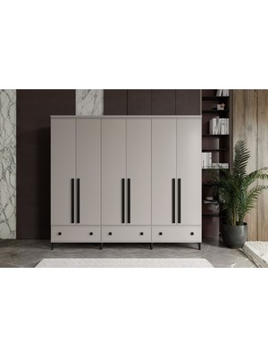 Doressa Arona 6 Kapılı Gardırop