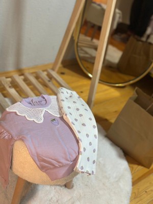 Mini Moda House Çiçek Nakışlı Yakalı Penye 2’li Takım