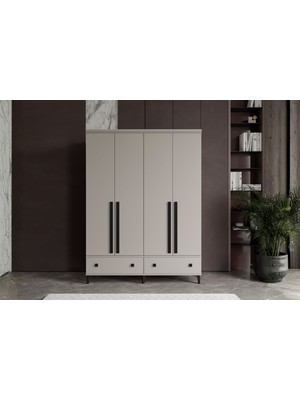 Doressa Arona 4 Kapılı Gardırop