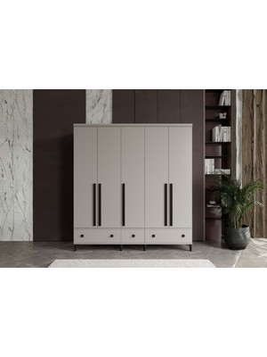 Doressa Arona 5 Kapılı Gardırop