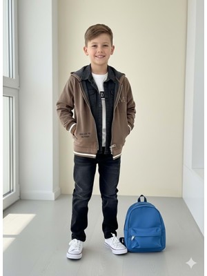 Gültekin Bebe Avrucak M Baskılı Montlu 4 Lü Takım 5-8 YAŞ-5802707 - Kahverengi