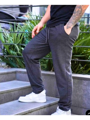 Eydamoon Erkek Baggy Rahat Kesim Bol Paça 4 Mevsim Eşofman Altı