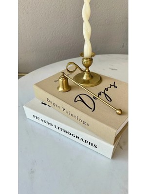 Kumaş Kaplı 2'li  Dekoratif Kitap Kutu (Degas-Picasso)