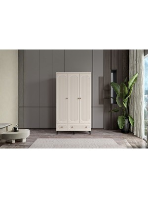 Doressa Cast Moon 3 Kapılı Gardırop