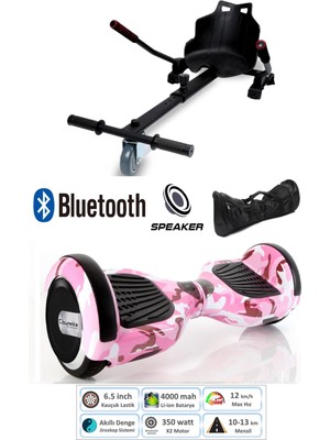 Citymate Elektrikli Kaykay Scooter Hoverboard Akıllı Dengeli + Hover Kart + Çanta Full Paket