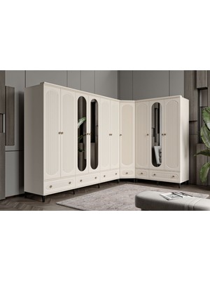 Doressa Cast Moon Köşe Gardırop