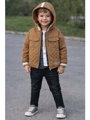 Gültekin Bebe Yavrucak Kapitone Ceketli Takım 5-8 YAŞ-2814793 - Kahverengi