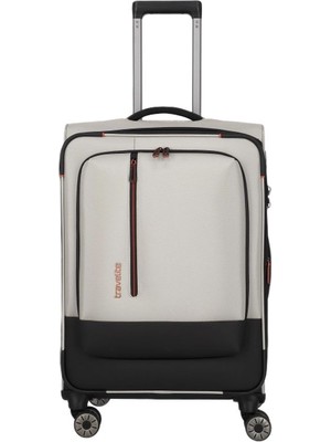 Travelite  Travelit Crosslite 5.0 4W Trolley M Körüklü Orta Boy Valiz