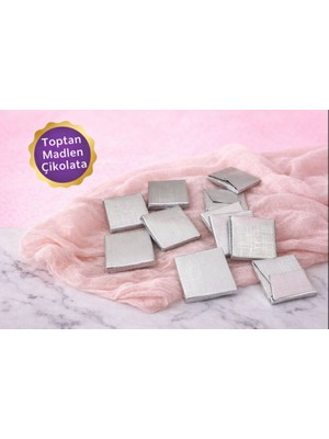 Belchocolate Gümüş Sargılı Sütlü Madlen 135 Adet Ikramlık Çikolata