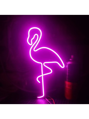 Vetralux Flamingo Neon LED 3D Baskı