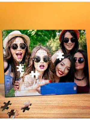 PremiumPort Kişiye Özel Fotoğraf Baskılı 99 Parça A4 Puzzle, Eğlenceli ve Özelleştirilebilir