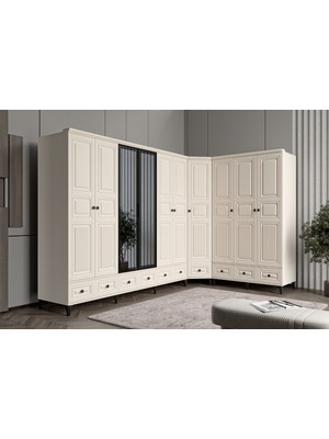 Doressa Merz Moon Köşe Gardırop