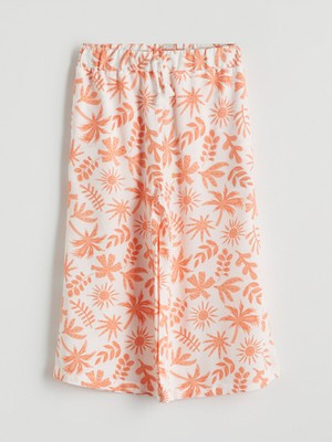 Lc Waikiki Yeni Sezon Beli Lastikli Kız Çocuk Kapri