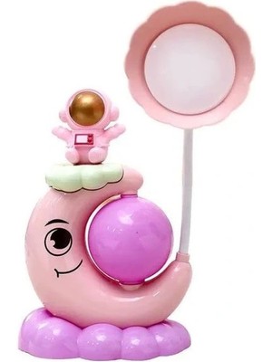 Najmaddin Çocuk Odası Ay ve Astronot Desenli Gece Lambası