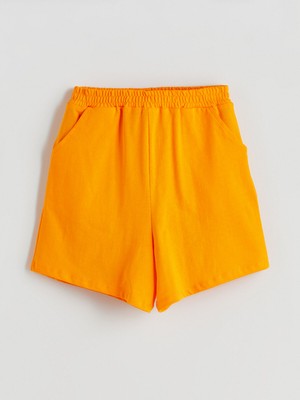 Lc Waikiki Yeni Sezon Beli Lastikli Kız Çocuk Şort