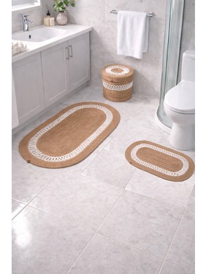 Armağan Garajı Jüt , Hasır ,banyo Paspas Takımı, Banyo Sepet Takımı, Klozet Takımı