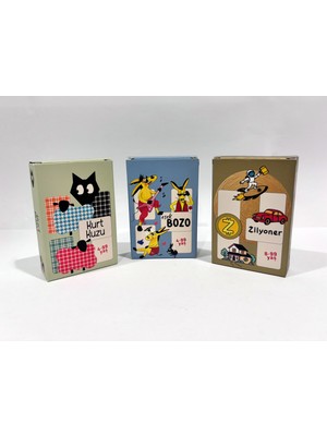 Hashim Games Gençler Için 3 Kutu Oyunu Parti Seti - Okul Çağı Çocuklar, Gençler, Partiler, Aile Buluşmaları Için Ideal, 8+ Yaş - Bozo + Kurt Kuzu + Zilyoner - Anne, Baba, Çocuk, Genç Birlikte Oyun 2-10 Kişilik