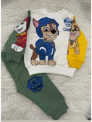 Çocuk Alt Üst Paw  Patrol  Baskılı Takım