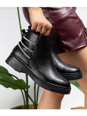 Pln Shoes Kadın Bot Soğuğa Dayanıklı Kaymaz Kauçuk Taban  Kışlık Bot