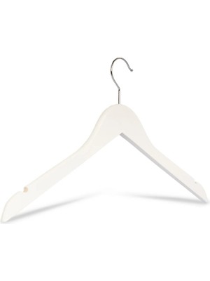 808 Studio 6 Adet Ahşap Kıyafet Askısı - Elbise Askısı - Pantolon ve Etek Askısı