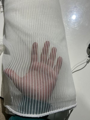 Ünverler Perde Simli Zikzak Zincir Platinum Seri Işıltılı Tül - 3 Metre - Sık Pile 1/3