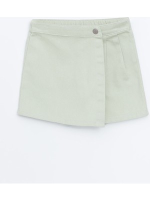 Lc Waikiki Yeni Sezon Beli Lastikli Basic Kız Çocuk Şort Etek