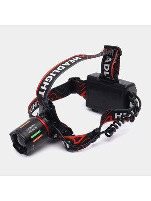 Skygo Şarjlı Profesyonel Zoomlu Kamp Avcı Balıkçı Kafa Lambası Feneri PS-2910