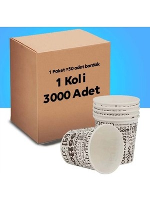  6.5 oz karton bardak 3000 adet
