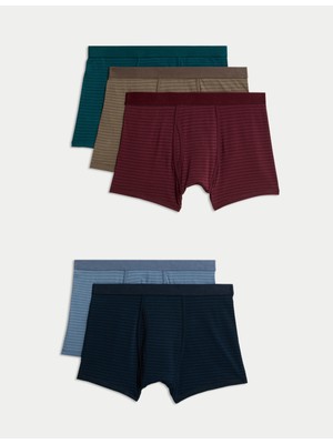 Marks & Spencer 5’li Pamuk Karışımlı Cool & Fresh Boxer