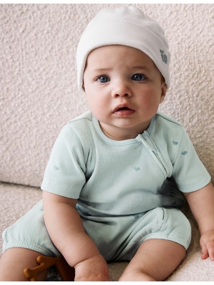 Marks & Spencer 4 Parçalı Pamuk Karışımlı Balina Temalı Yenidoğan Seti