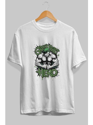 Ankhises Gym , Spor , Fitness Serisi 89 Ön Baskılı Oversize T-Shirt Erkek Kadın Pamuk Bisiklet Yaka Tişort