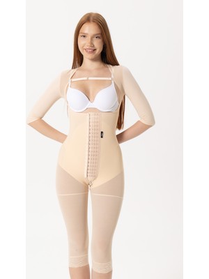 HA-2120 H&a Korse Stage 2 Bbl Kollu Diz Altı Korse Medikal Liposuction Karın Germe Doğum Sonrası Günlük