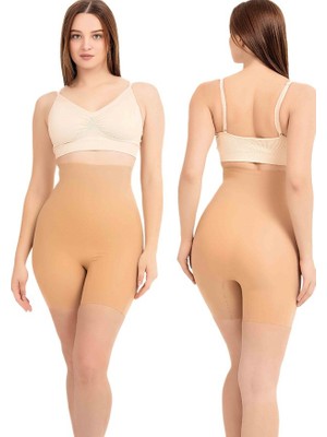 Bipamuk Kadın Lazer Kesim Toparlayıcı Korse Yüksek Bel Dikişsiz Bel Karın Basen Şekillendirici