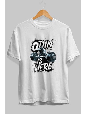 Ankhises Gym , Spor , Fitness Serisi 15 Ön Baskılı Oversize T-Shirt Erkek Kadın Pamuk Bisiklet Yaka Tişort