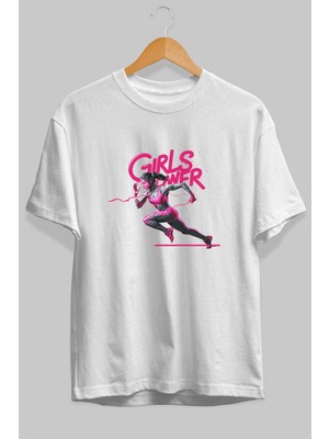 Ankhises Gym , Spor , Fitness Serisi 48 Ön Baskılı Oversize T-Shirt Erkek Kadın Pamuk Bisiklet Yaka Tişort
