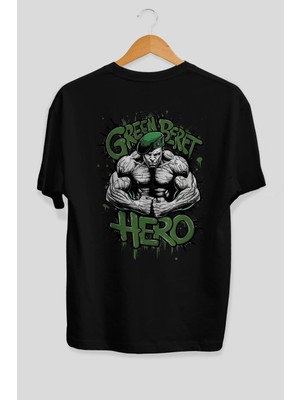 Ankhises Gym , Spor , Fitness Serisi 89 Arka Baskılı Oversize T-Shirt Erkek Kadın Pamuk Bisiklet Yaka Tişort