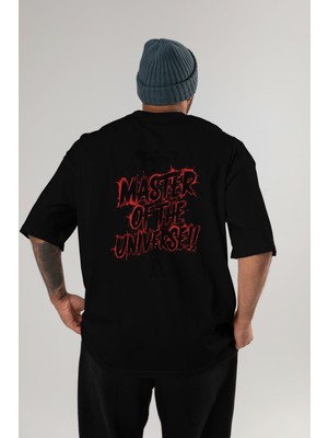 Ankhises Gym , Spor , Fitness Serisi 82 Arka Baskılı Oversize T-Shirt Erkek Kadın Pamuk Bisiklet Yaka Tişort