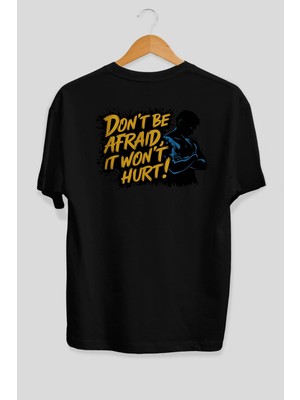 Ankhises Gym , Spor , Fitness Serisi 41 Arka Baskılı Oversize T-Shirt Erkek Kadın Pamuk Bisiklet Yaka Tişort