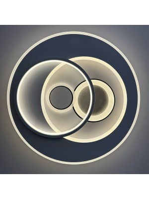 Orbit Elegance: Uzaktan Kumandalı Metalik Detaylı Gece Modlu Modern LED Avize