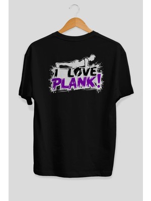 Ankhises Gym , Spor , Fitness Serisi 29 Arka Baskılı Oversize T-Shirt Erkek Kadın Pamuk Bisiklet Yaka Tişort