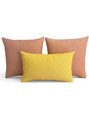 Elanora Home Indoor Outdoor Kırlent,güneşe Dayanıklı Balkon Bahçe Marin Kırlent Kılıfı 3’lü Set